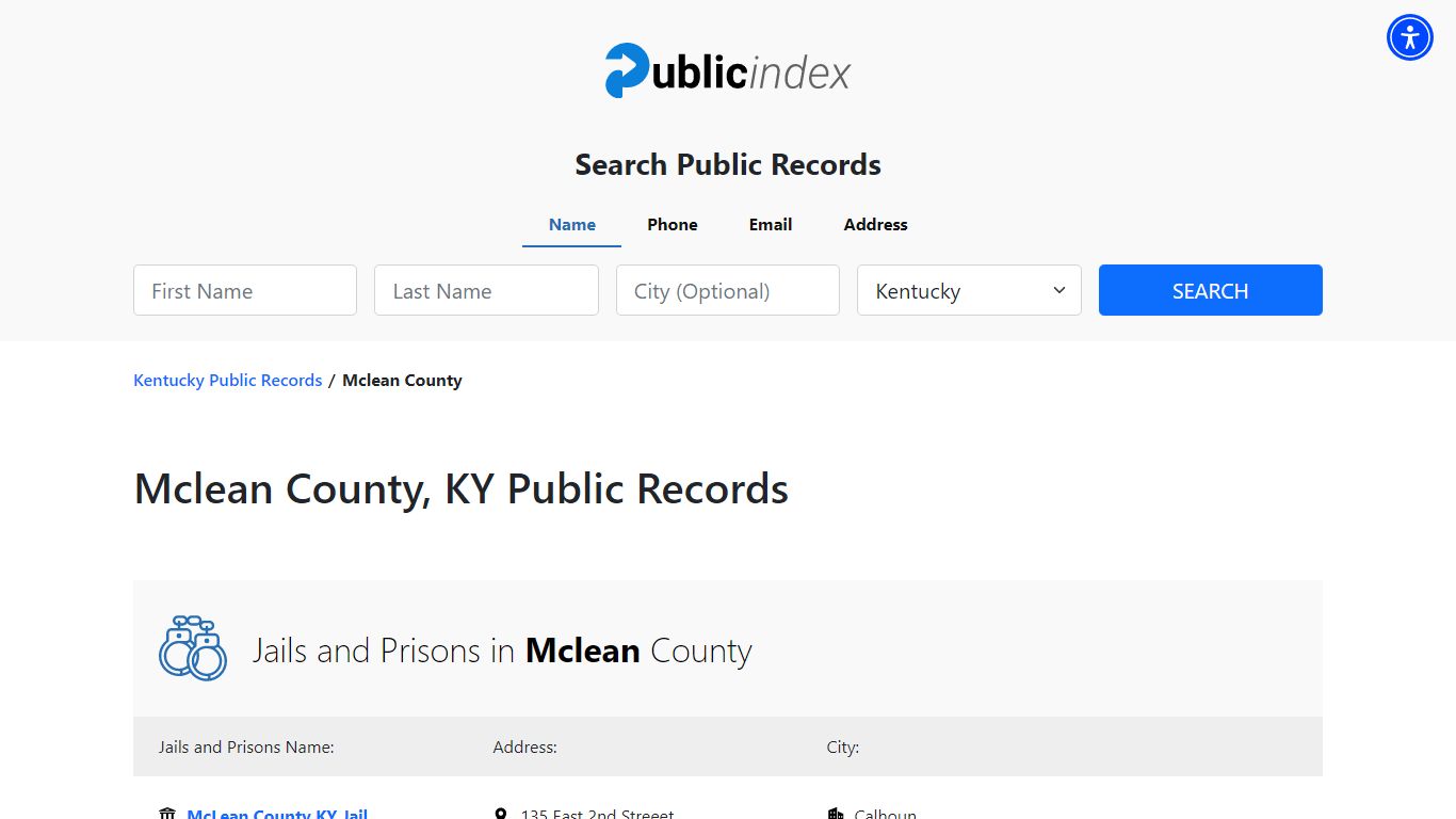 Mclean County, KY Public Court, Arrest and Inmate Records - ThePublicIndex